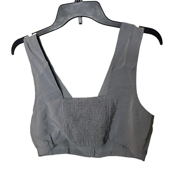 Madewell $82 Softdrape Gwen Crop Vest Top in Still Dawn Size 10 NJ632 - Picture 4 of 8